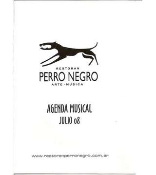 Pablo Basez Jazz Trio Perro Negro 2008 Pag. 1